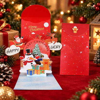 💌Handmade 3D Christmas Money Card