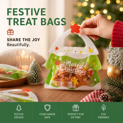 🎁Festive Self-Seal Treat Bags