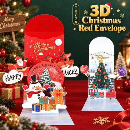 💌Handmade 3D Christmas Money Card