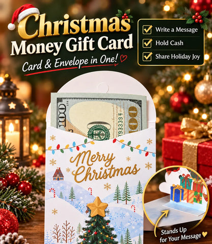 💌Handmade 3D Christmas Money Card