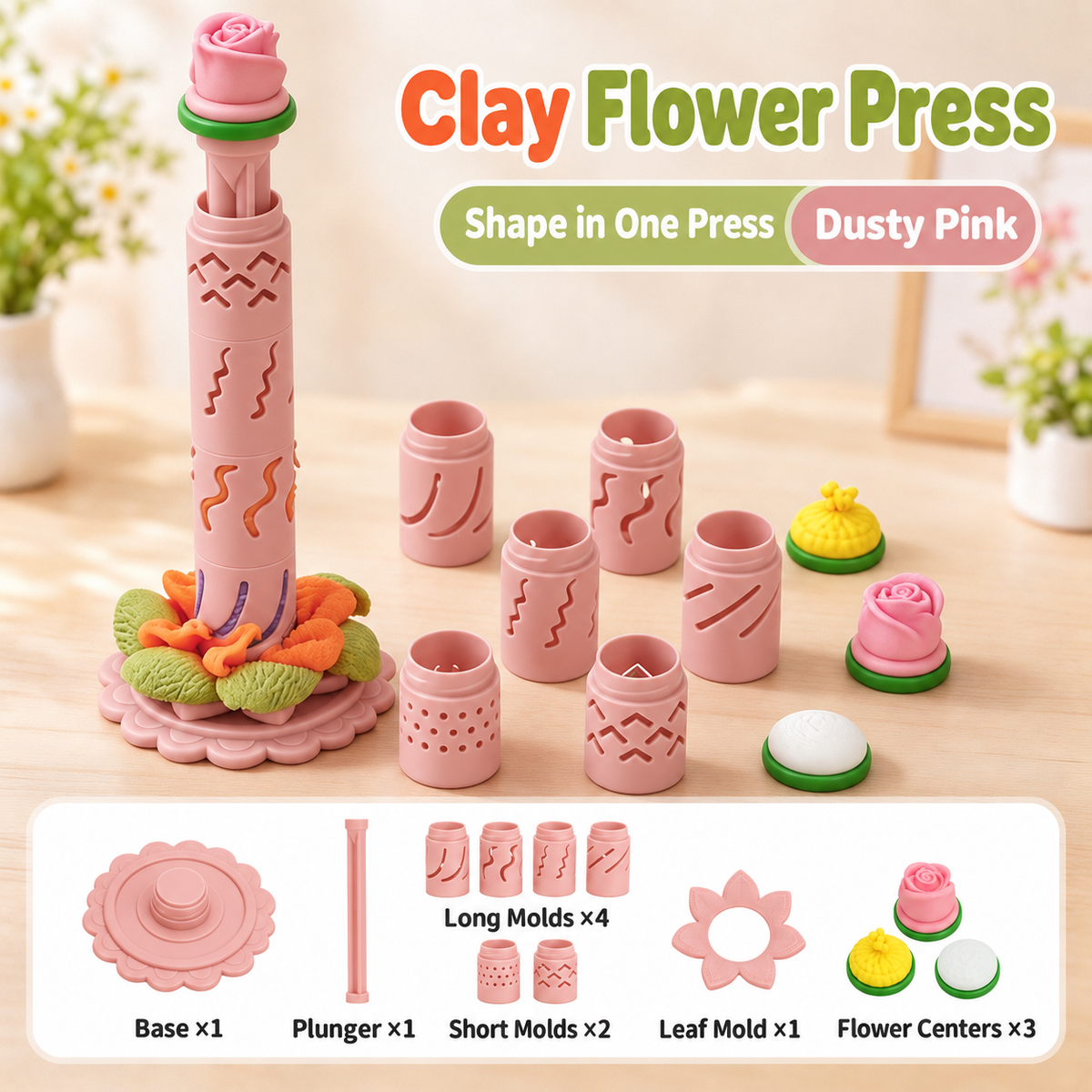 🌸Clay Bloom Maker Set
