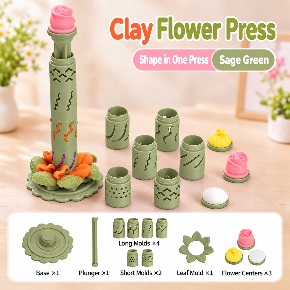 🌸Clay Bloom Maker Set
