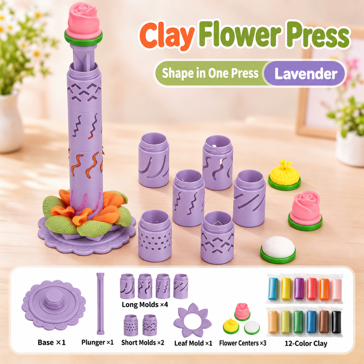 🌸Clay Bloom Maker Set