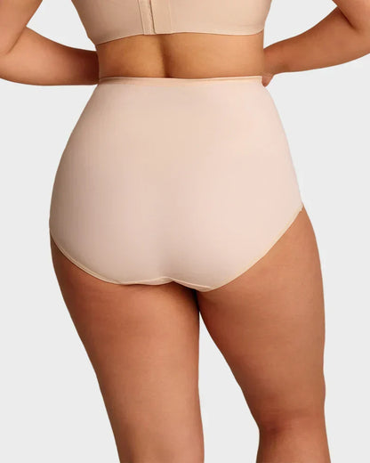 🔥Plus-Size High-Waist Cross Tummy Control Panties