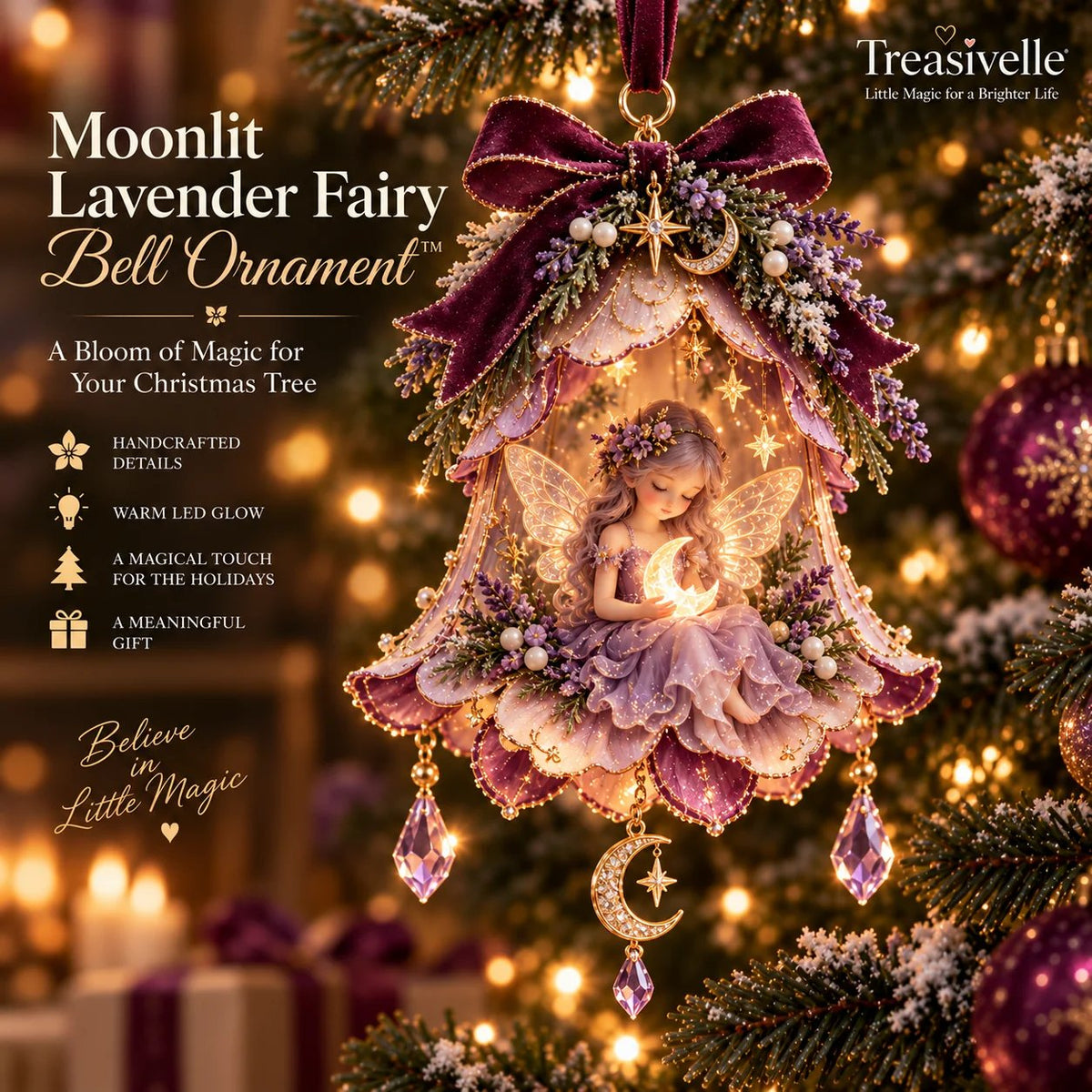 🧚‍♀️✨ Enchanted Fairy Bell Christmas Ornament™