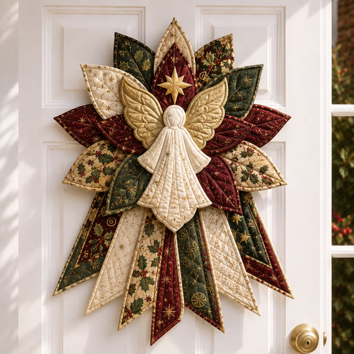 🎄Beginner-Friendly Oversized Christmas Character Quilted Door Hanger Sewing Kit