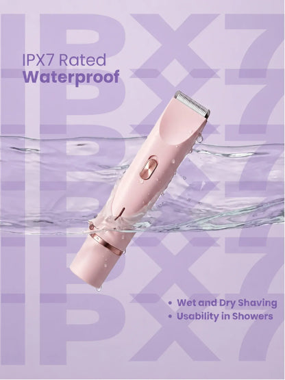 2-in-1 Painless Bikini Hair Trimmer