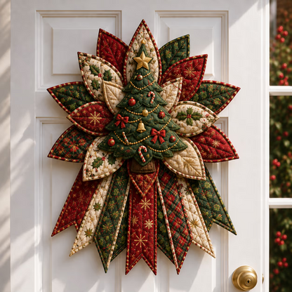 🎄Beginner-Friendly Oversized Christmas Character Quilted Door Hanger Sewing Kit