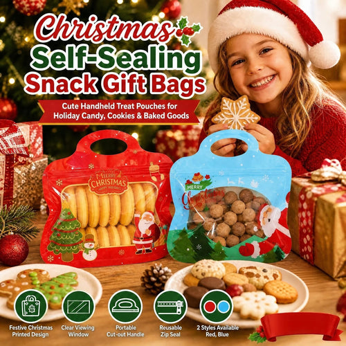 🎁Festive Self-Seal Treat Bags