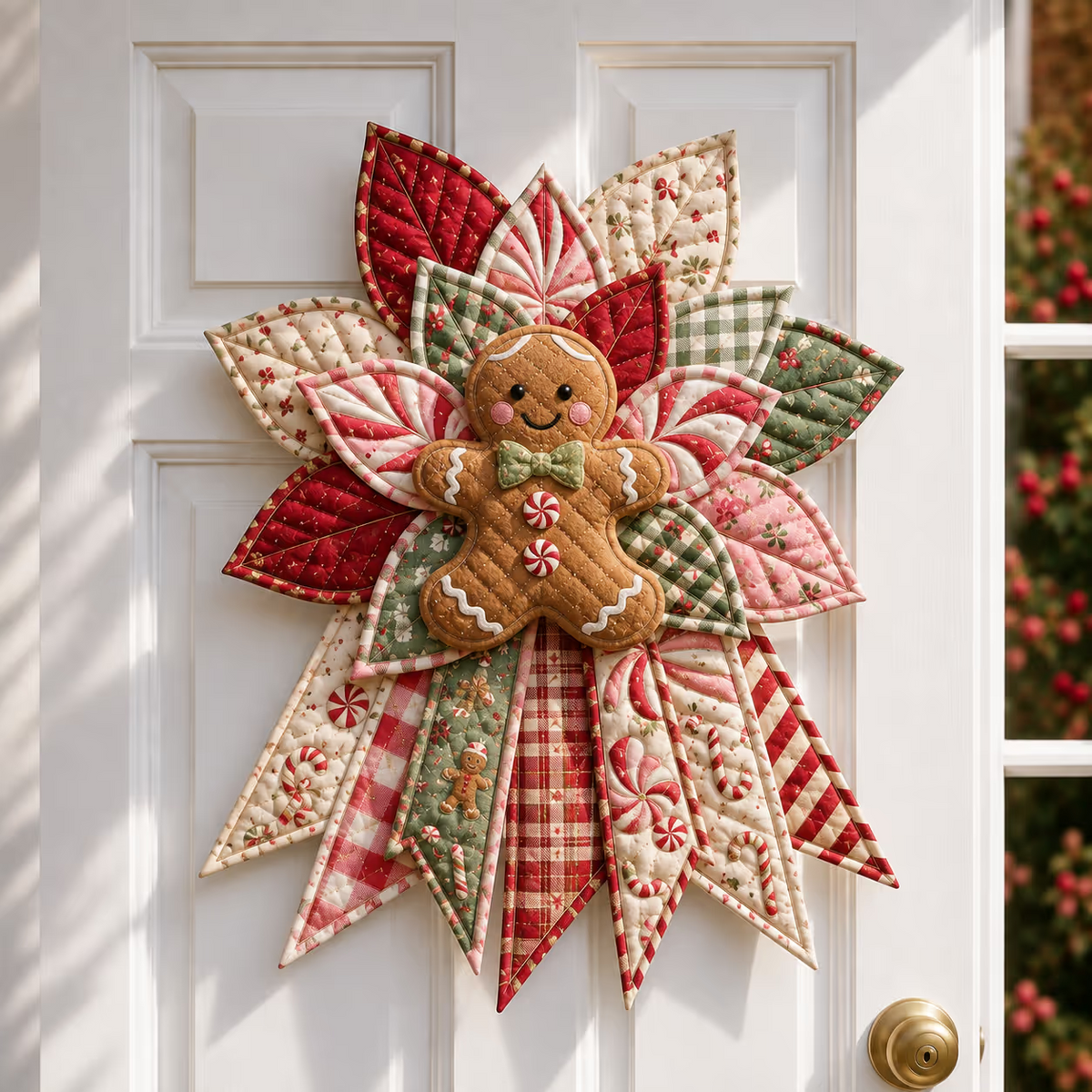 🎄Beginner-Friendly Oversized Christmas Character Quilted Door Hanger Sewing Kit