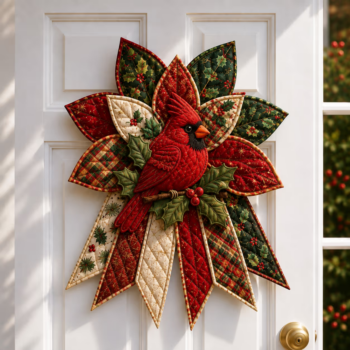 🎄Beginner-Friendly Oversized Christmas Character Quilted Door Hanger Sewing Kit