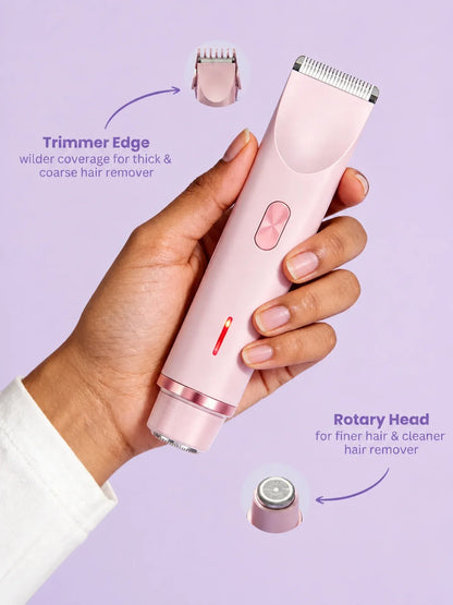 2-in-1 Painless Bikini Hair Trimmer