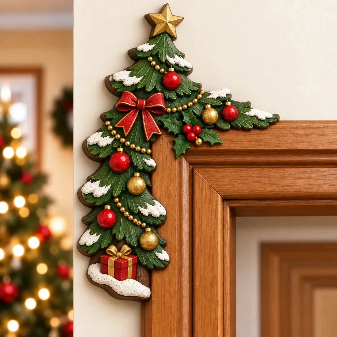 🎅Christmas Peekaboo Door Frame Corner Décor