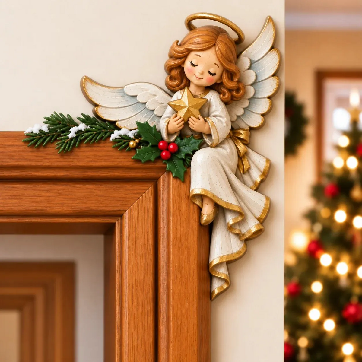 🎅Christmas Peekaboo Door Frame Corner Décor