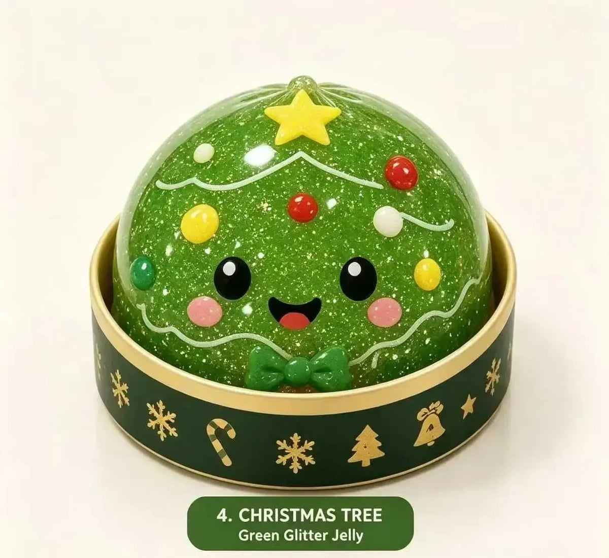 🎅Christmas Dumpling Squishy Fidget Toy Set – 6 Festive Designs