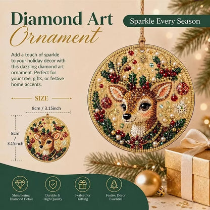 🎁Christmas DIY Diamond Painting Ornaments Kit