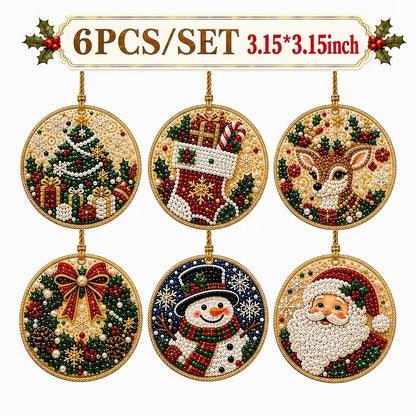 🎁Christmas DIY Diamond Painting Ornaments Kit