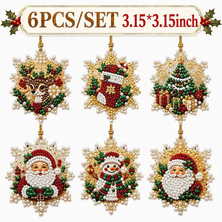 🎁Christmas DIY Diamond Painting Ornaments Kit