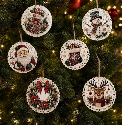 🎁Christmas DIY Diamond Painting Ornaments Kit