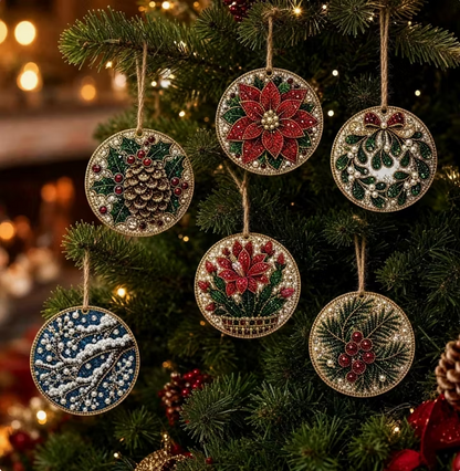 🎁Christmas DIY Diamond Painting Ornaments Kit