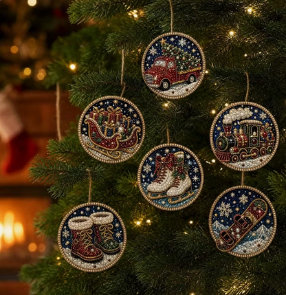 🎁Christmas DIY Diamond Painting Ornaments Kit
